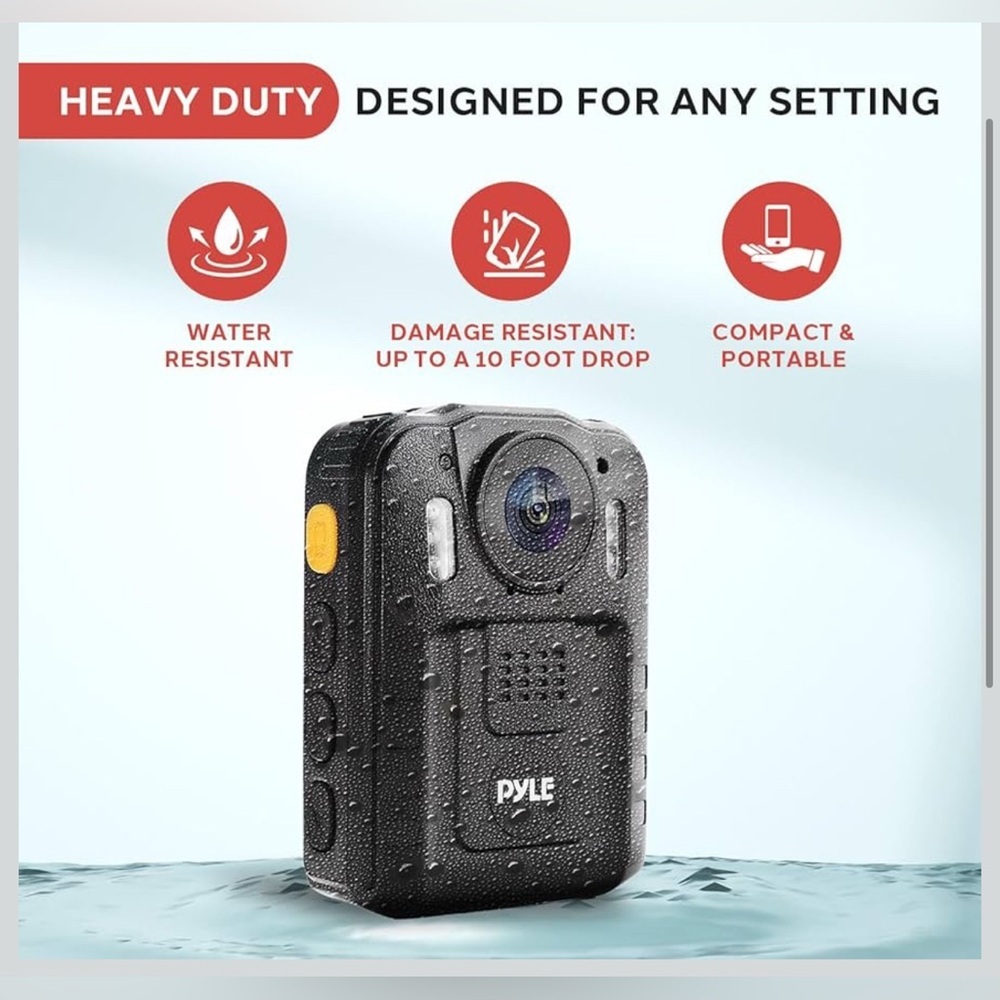 Black Wearable Camera